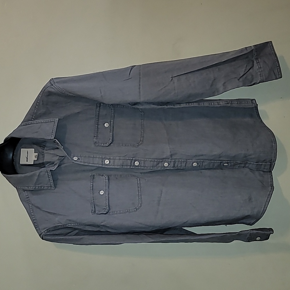 American Eagle mens denim shirt size large
